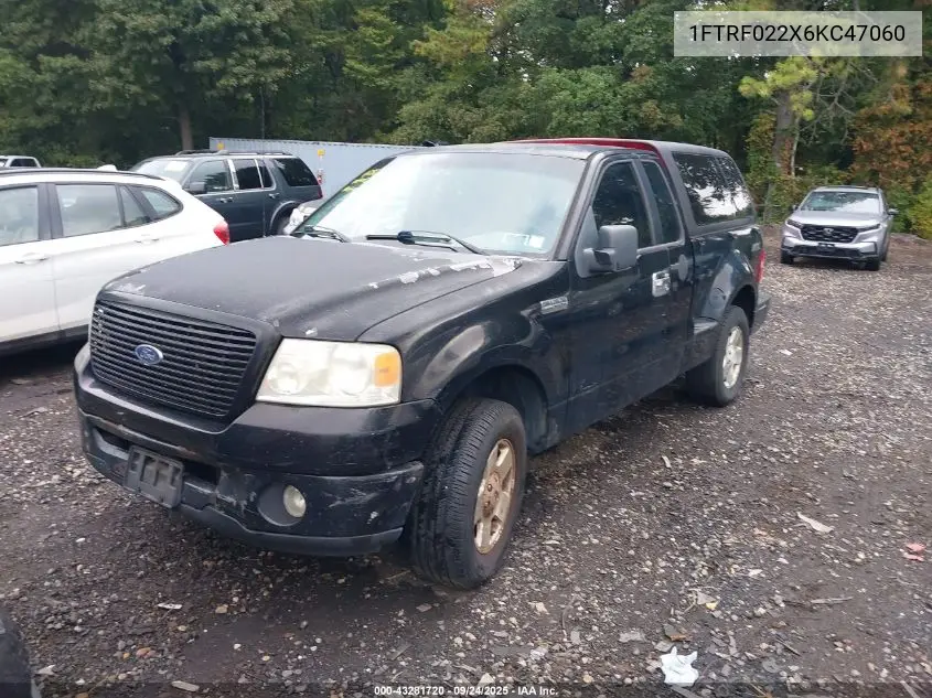 1FTRF022X6KC47060 2006 Ford F-150 Stx/Xlt