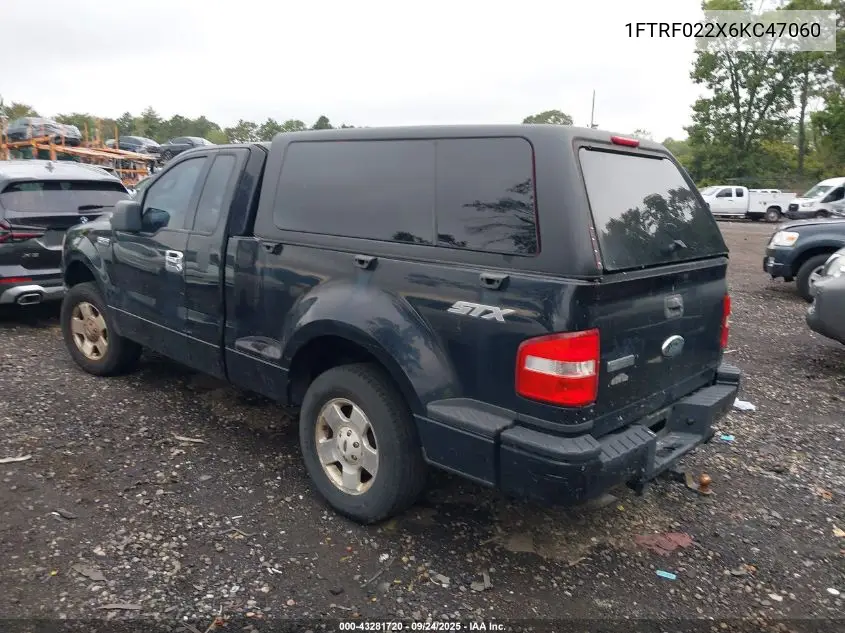 1FTRF022X6KC47060 2006 Ford F-150 Stx/Xlt