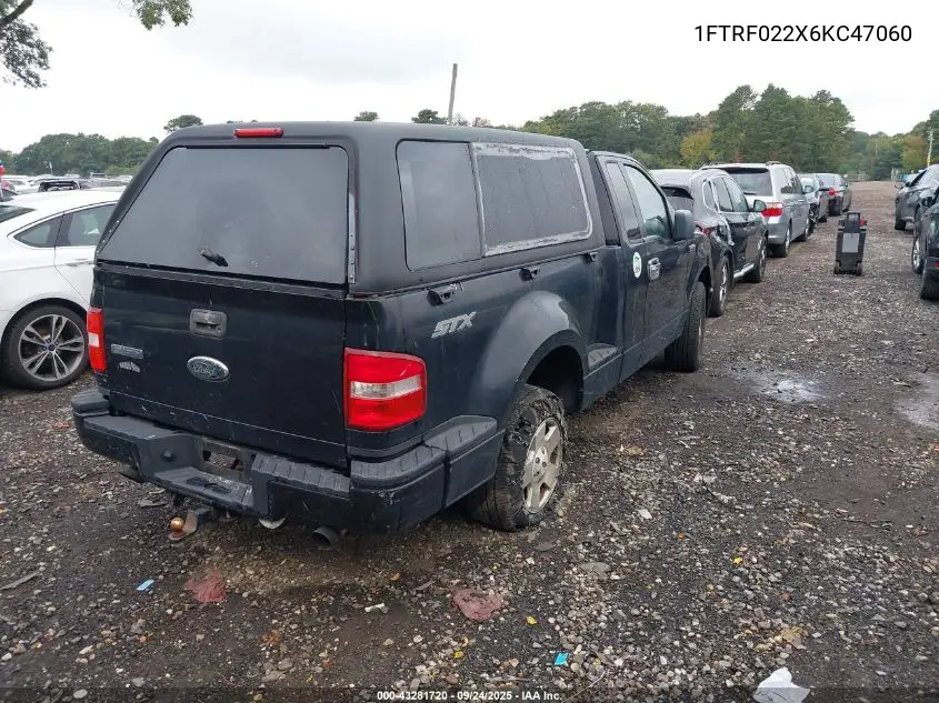 1FTRF022X6KC47060 2006 Ford F-150 Stx/Xlt