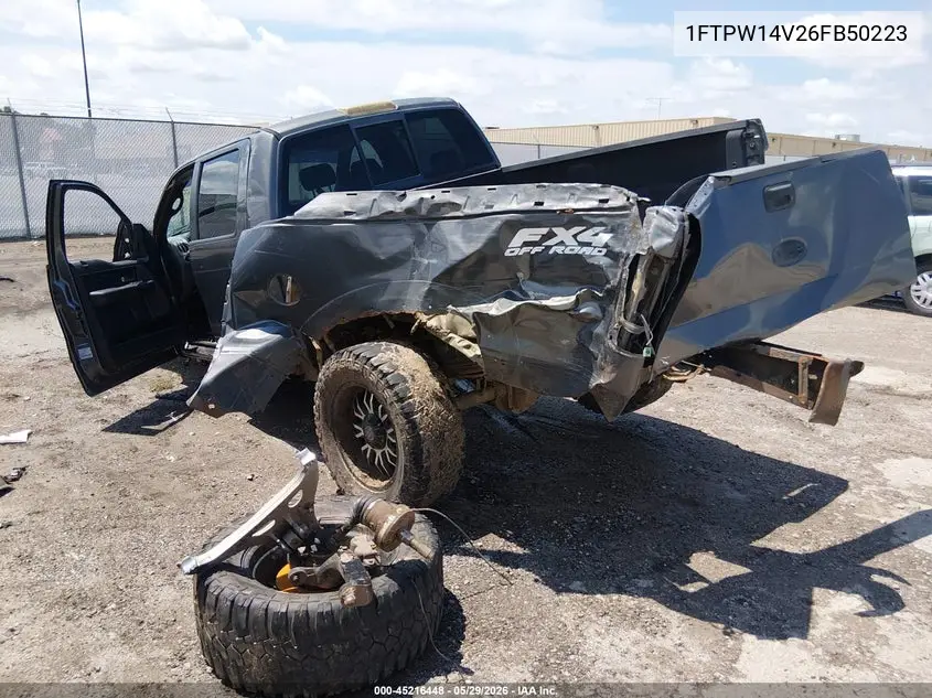 2006 Ford F-150 Fx4/Lariat/Xlt VIN: 1FTPW14V26FB50223 Lot: 45216448