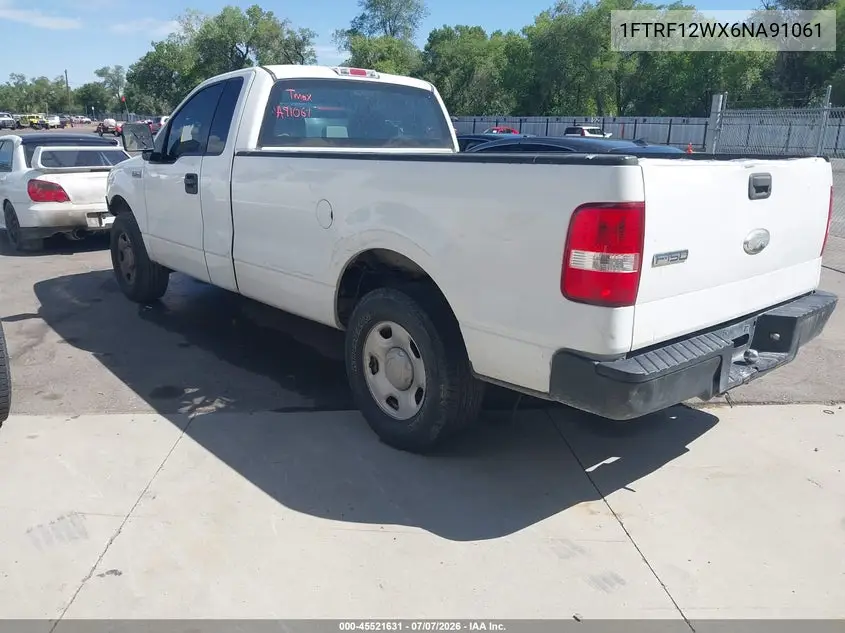 2006 Ford F-150 Stx/Xl/Xlt VIN: 1FTRF12WX6NA91061 Lot: 45521631
