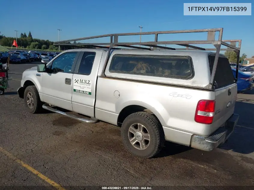 1FTPX14V97FB15399 2007 Ford F-150 Fx4/Lariat/Xl/Xlt
