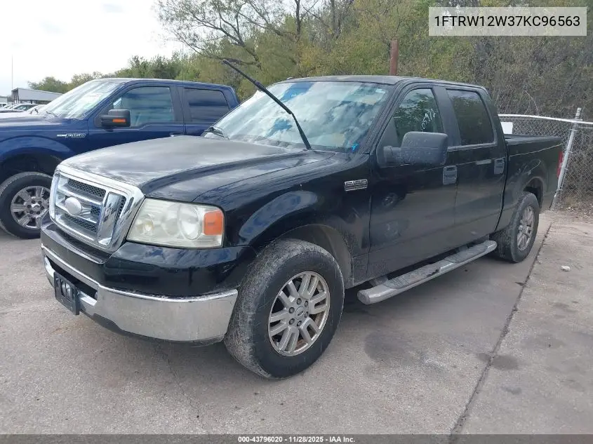 1FTRW12W37KC96563 2007 Ford F-150 Xlt