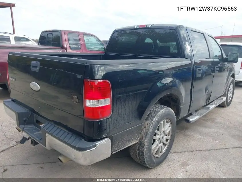 1FTRW12W37KC96563 2007 Ford F-150 Xlt