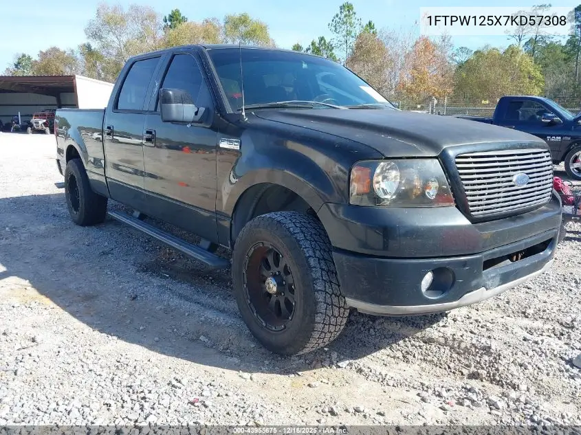 1FTPW125X7KD57308 2007 Ford F-150 Lariat/Xlt