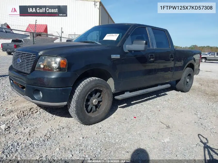 1FTPW125X7KD57308 2007 Ford F-150 Lariat/Xlt
