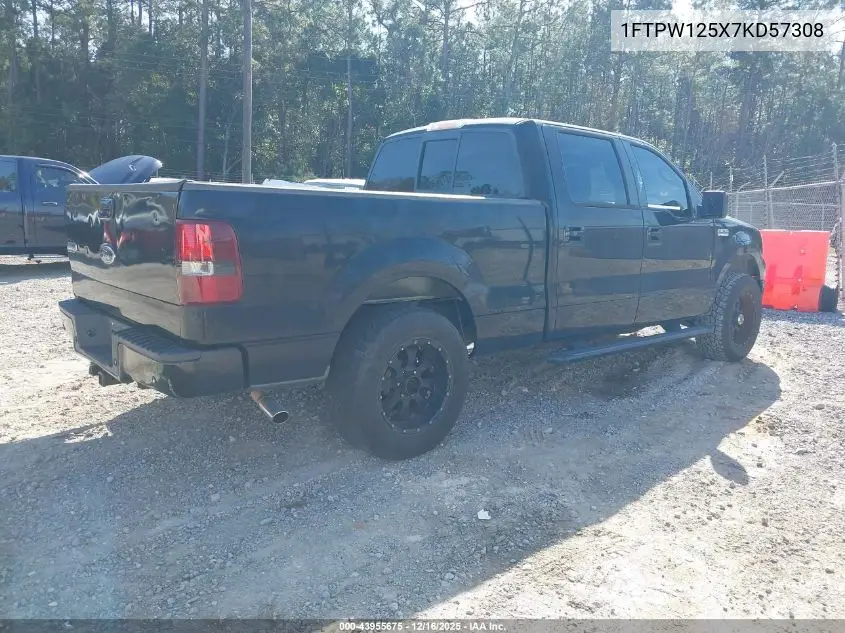 1FTPW125X7KD57308 2007 Ford F-150 Lariat/Xlt