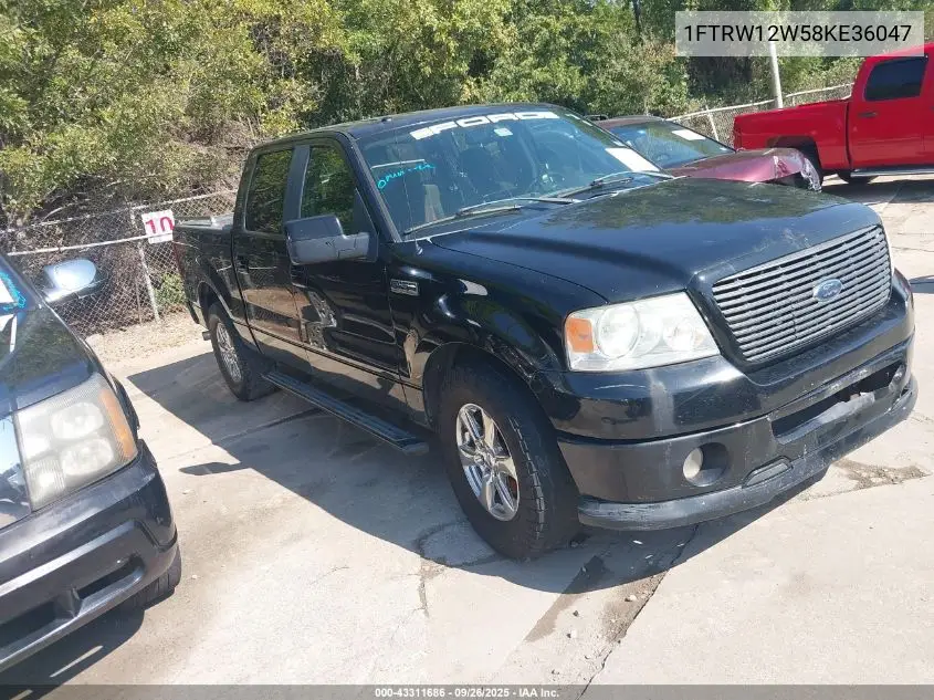 1FTRW12W58KE36047 2008 Ford F-150 60Th Anniversary/Fx2/Xl/Xlt