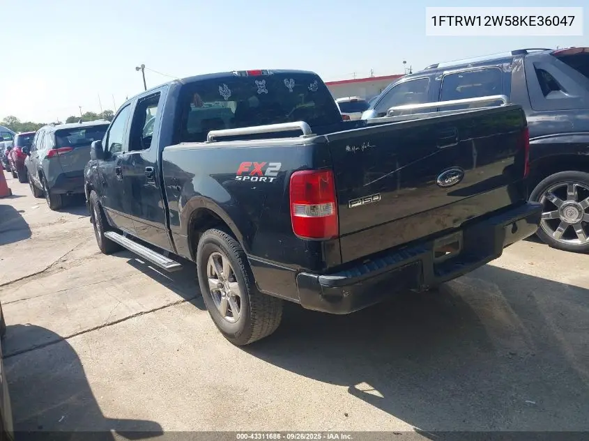 1FTRW12W58KE36047 2008 Ford F-150 60Th Anniversary/Fx2/Xl/Xlt