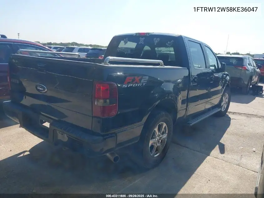 1FTRW12W58KE36047 2008 Ford F-150 60Th Anniversary/Fx2/Xl/Xlt
