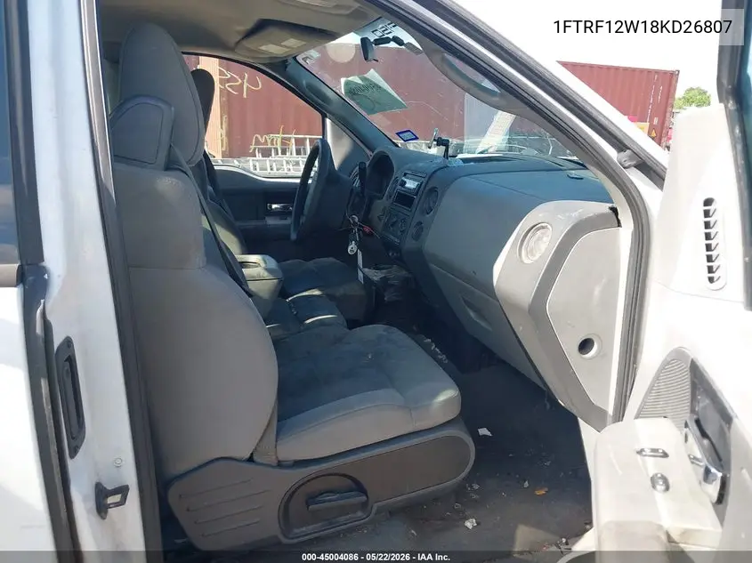 1FTRF12W18KD26807 2008 Ford F-150 Stx