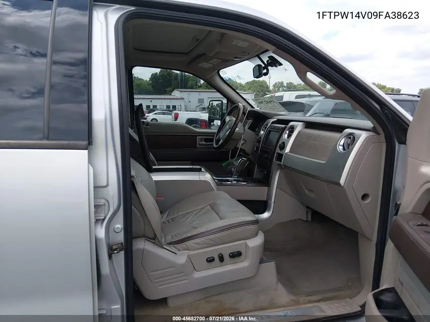 2009 Ford F-150 Fx4/King Ranch/Lariat/Platinum/Xl/Xlt VIN: 1FTPW14V09FA38623 Lot: 45682700