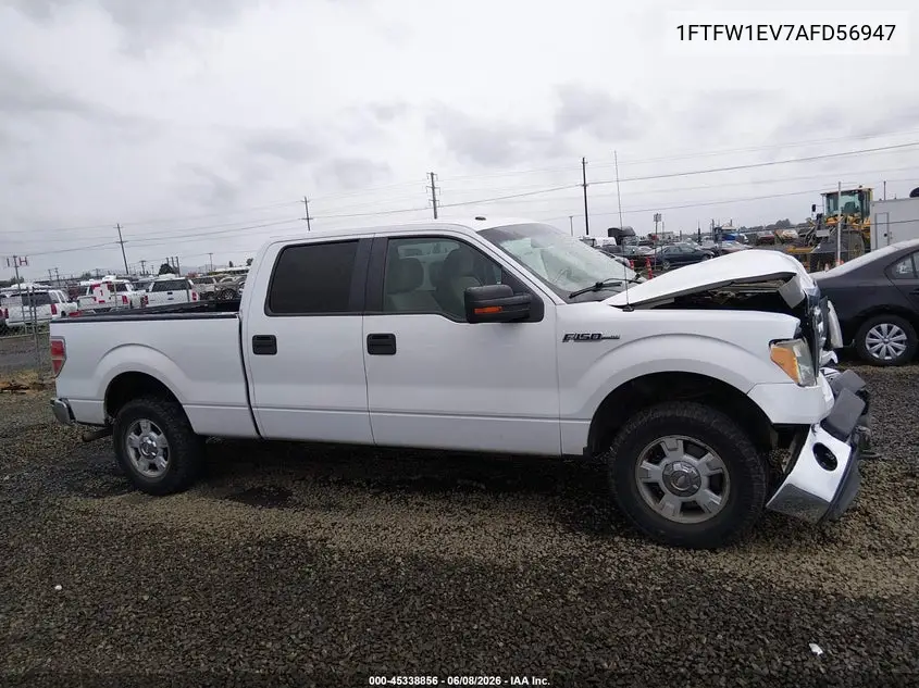 2010 Ford F-150 Fx4/Harley-Davidson/King Ranch/Lariat/Platinum/Xl/Xlt VIN: 1FTFW1EV7AFD56947 Lot: 45338856