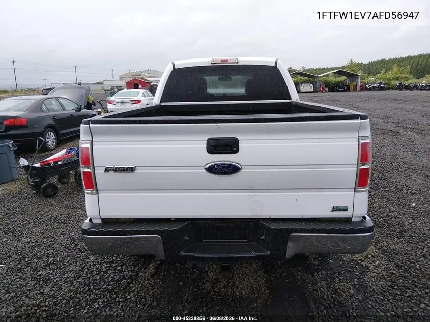 2010 Ford F-150 Fx4/Harley-Davidson/King Ranch/Lariat/Platinum/Xl/Xlt VIN: 1FTFW1EV7AFD56947 Lot: 45338856