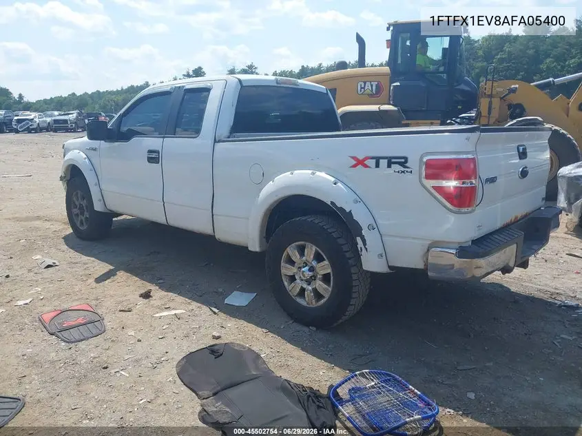 2010 Ford F-150 Fx4/Lariat/Xl/Xlt VIN: 1FTFX1EV8AFA05400 Lot: 45502754