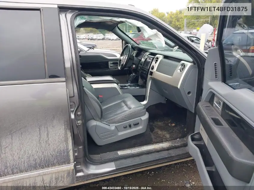 1FTFW1ET4BFD31875 2011 Ford F-150 Platinum
