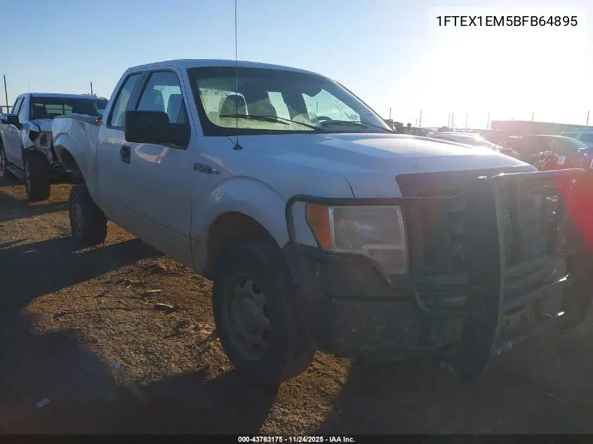 1FTEX1EM5BFB64895 2011 Ford F-150 Xl