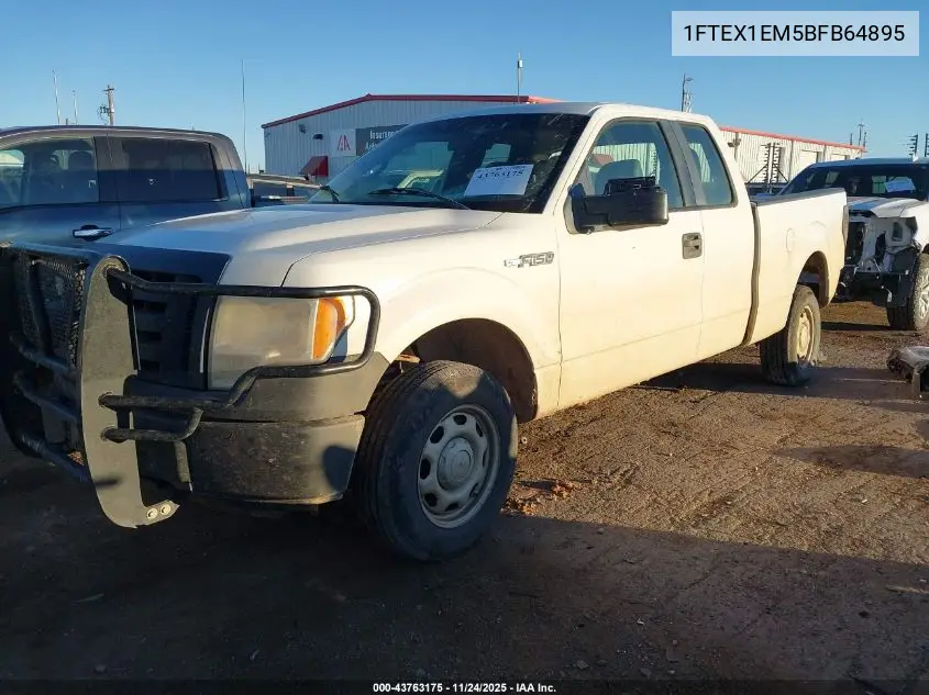 1FTEX1EM5BFB64895 2011 Ford F-150 Xl