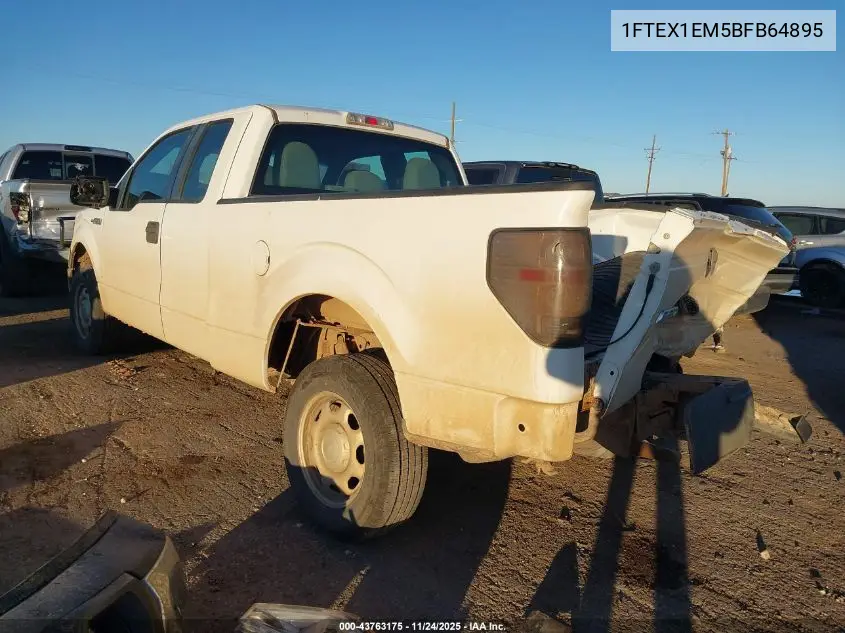 1FTEX1EM5BFB64895 2011 Ford F-150 Xl