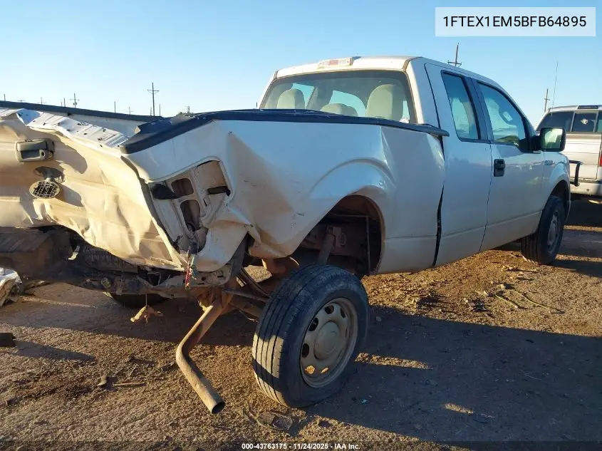 1FTEX1EM5BFB64895 2011 Ford F-150 Xl