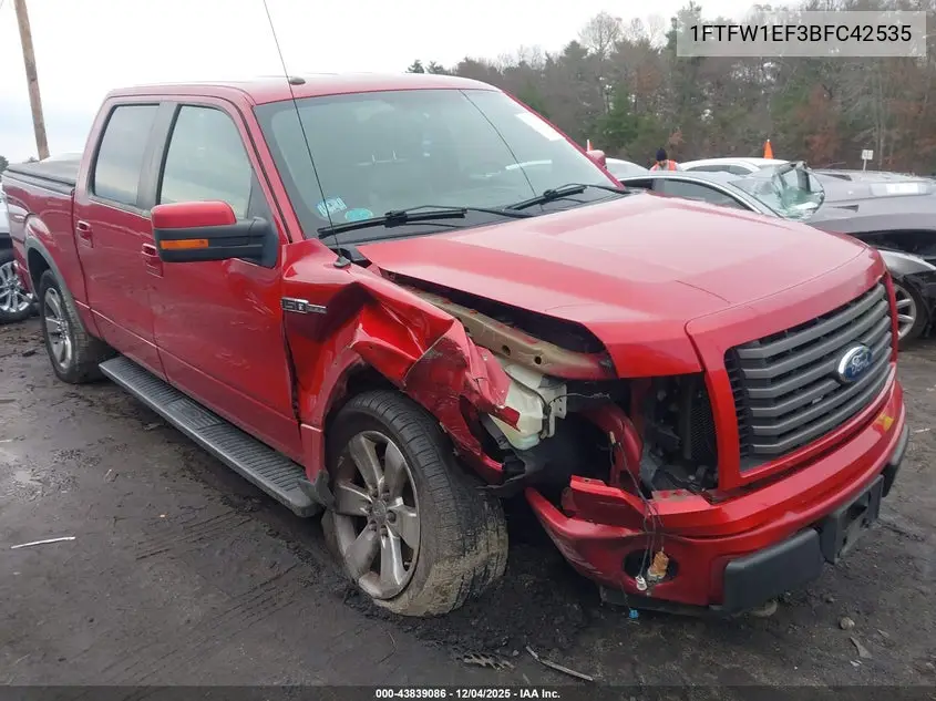 1FTFW1EF3BFC42535 2011 Ford F-150 Fx4