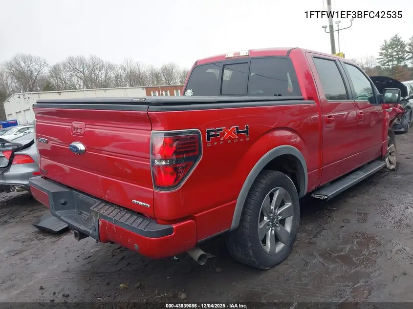1FTFW1EF3BFC42535 2011 Ford F-150 Fx4