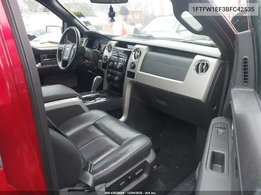 1FTFW1EF3BFC42535 2011 Ford F-150 Fx4