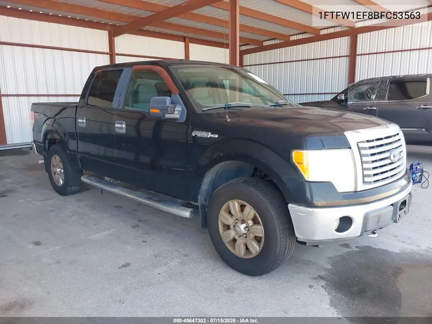 2011 Ford F-150 Xlt VIN: 1FTFW1EF8BFC53563 Lot: 45647302