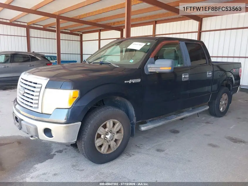 2011 Ford F-150 Xlt VIN: 1FTFW1EF8BFC53563 Lot: 45647302