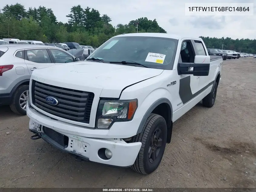 2011 Ford F-150 Fx4 VIN: 1FTFW1ET6BFC14864 Lot: 45680536