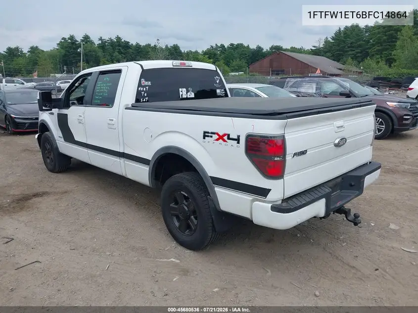 2011 Ford F-150 Fx4 VIN: 1FTFW1ET6BFC14864 Lot: 45680536