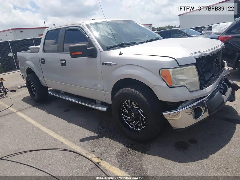 2011 Ford F-150 Fx2/King Ranch/Lariat/Platinum/Xlt VIN: 1FTFW1CT7BFB89122 Lot: 45683766