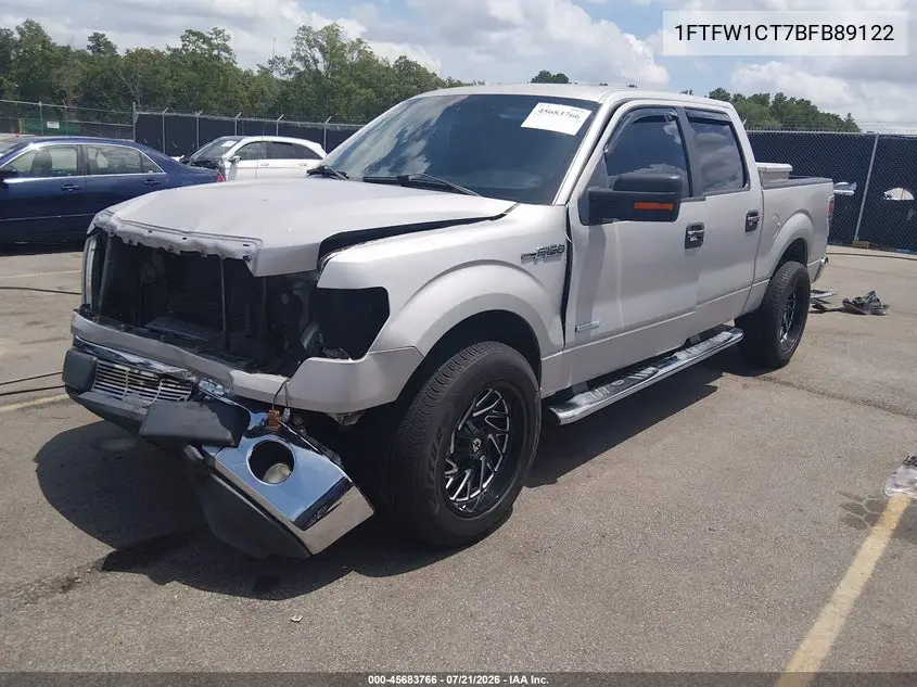 2011 Ford F-150 Fx2/King Ranch/Lariat/Platinum/Xlt VIN: 1FTFW1CT7BFB89122 Lot: 45683766