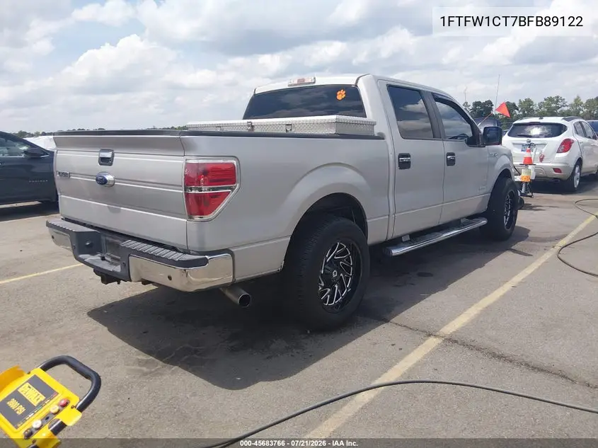 2011 Ford F-150 Fx2/King Ranch/Lariat/Platinum/Xlt VIN: 1FTFW1CT7BFB89122 Lot: 45683766