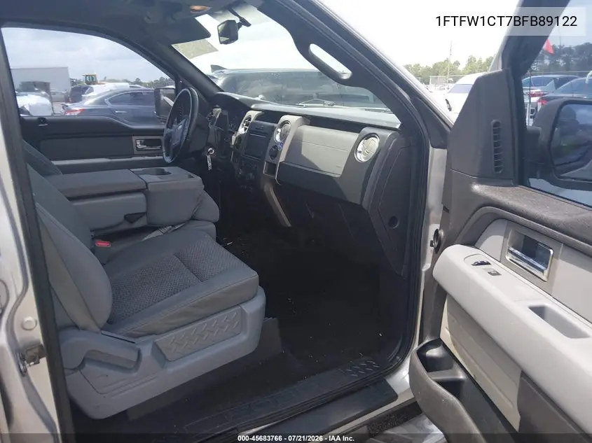 2011 Ford F-150 Fx2/King Ranch/Lariat/Platinum/Xlt VIN: 1FTFW1CT7BFB89122 Lot: 45683766