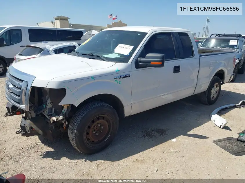2011 Ford F-150 Xlt VIN: 1FTEX1CM9BFC66686 Lot: 45687689
