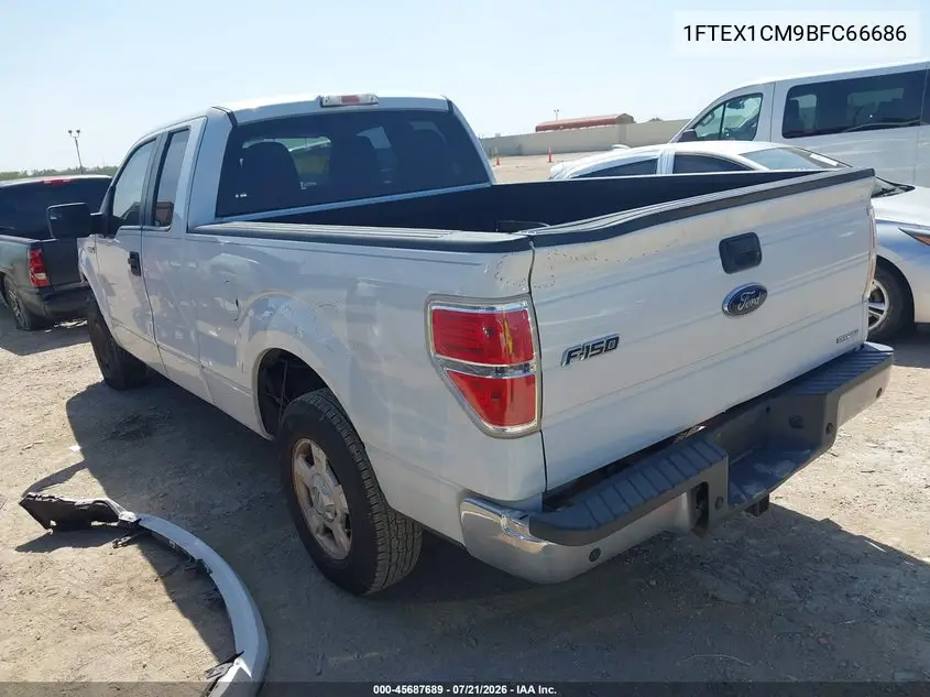 2011 Ford F-150 Xlt VIN: 1FTEX1CM9BFC66686 Lot: 45687689