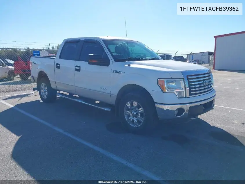 1FTFW1ETXCFB39362 2012 Ford F-150 Xlt