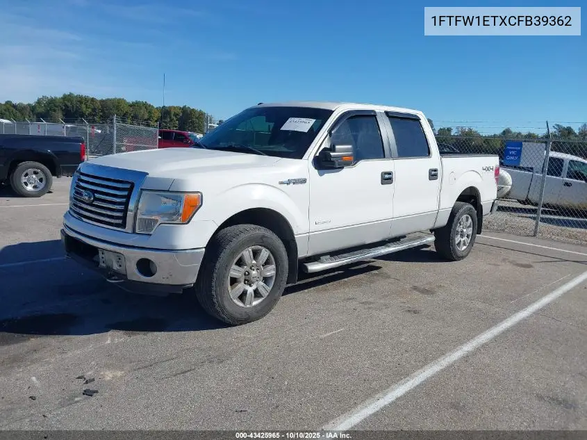 1FTFW1ETXCFB39362 2012 Ford F-150 Xlt