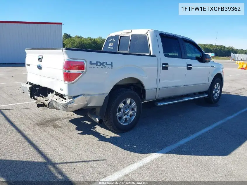 1FTFW1ETXCFB39362 2012 Ford F-150 Xlt