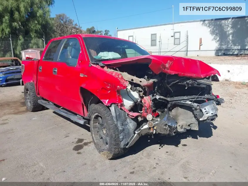 1FTFW1CF7CFC99809 2012 Ford F150 Supercrew