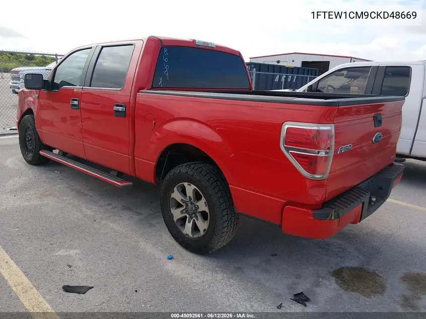 1FTEW1CM9CKD48669 2012 Ford F-150 Xlt