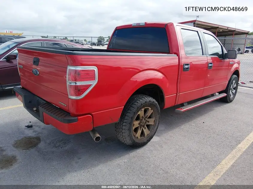 1FTEW1CM9CKD48669 2012 Ford F-150 Xlt