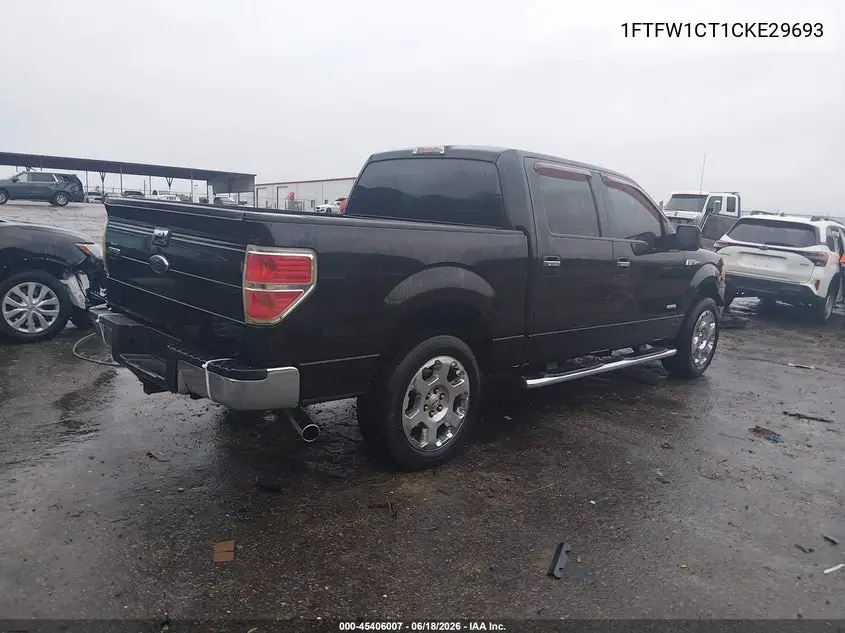 2012 Ford F-150 Xlt VIN: 1FTFW1CT1CKE29693 Lot: 45406007