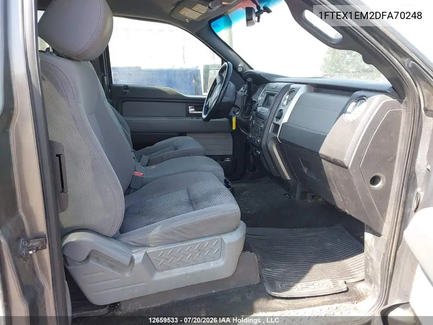 2013 Ford F-150 Xlt VIN: 1FTEX1EM2DFA70248 Lot: 12659533