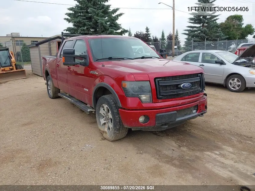 2013 Ford F-150 Fx4 VIN: 1FTFW1ET3DKD56406 Lot: 30089855