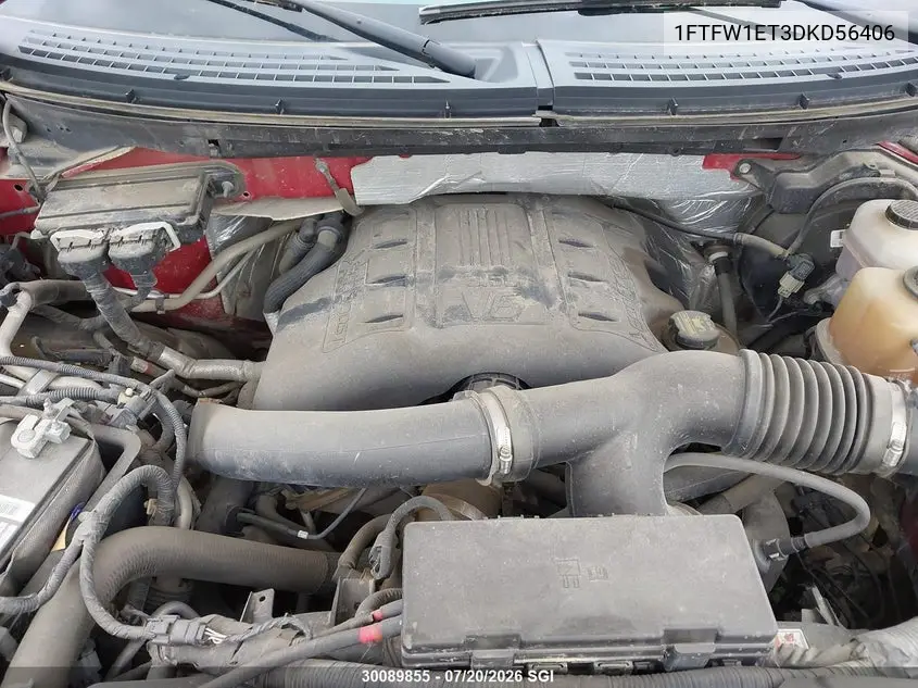 2013 Ford F-150 Fx4 VIN: 1FTFW1ET3DKD56406 Lot: 30089855