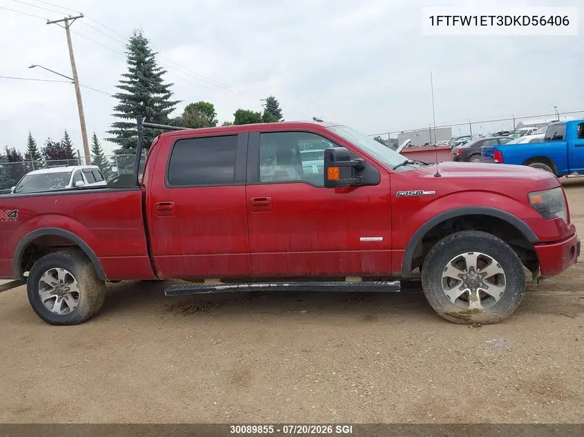 2013 Ford F-150 Fx4 VIN: 1FTFW1ET3DKD56406 Lot: 30089855