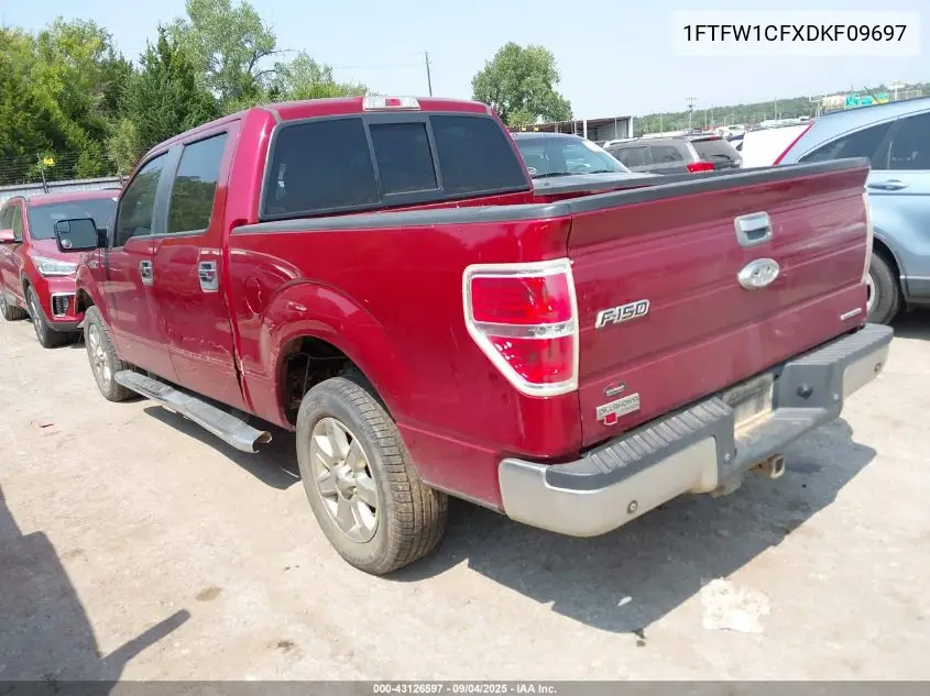 1FTFW1CFXDKF09697 2013 Ford F-150 Xlt