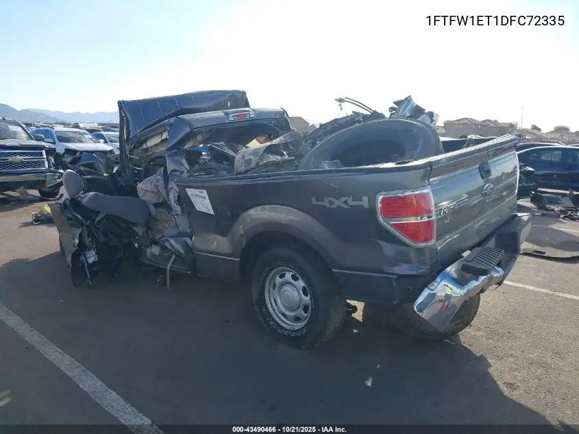 1FTFW1ET1DFC72335 2013 Ford F-150 Xl